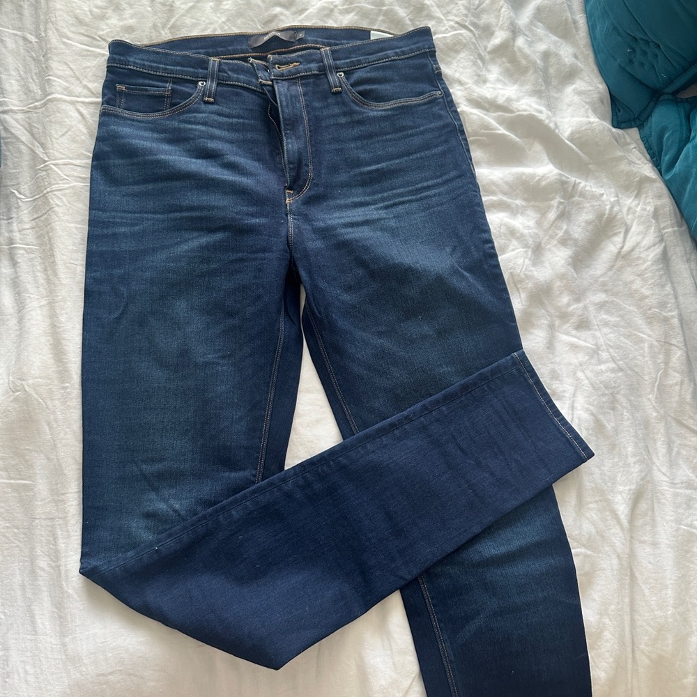 Hudson Jeans Dark Blue Barbara Super Skinny Women's Jeans